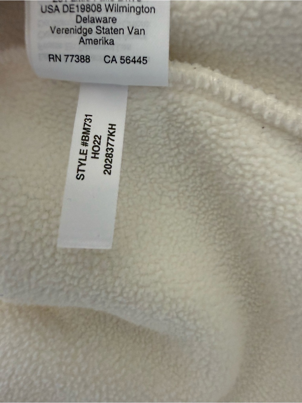 J.Crew Sherpa Fleece Quarter Zip Pullover Jacket Ivory Tan Size Medium - Picture 8 of 8